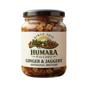 Ginger mixed jaggery cube