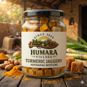 Turmeric infused jaggery cube
