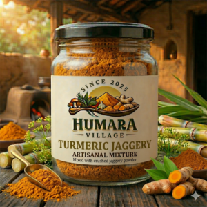 Turmeric infused jaggery powder